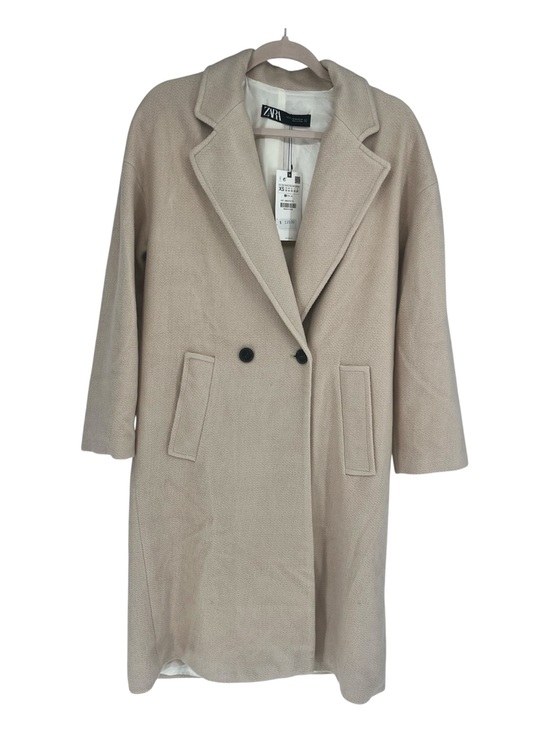 Zara Jackets & Blazers - Zara Women's NWT Light Beige Double-Breasted Trench Coat